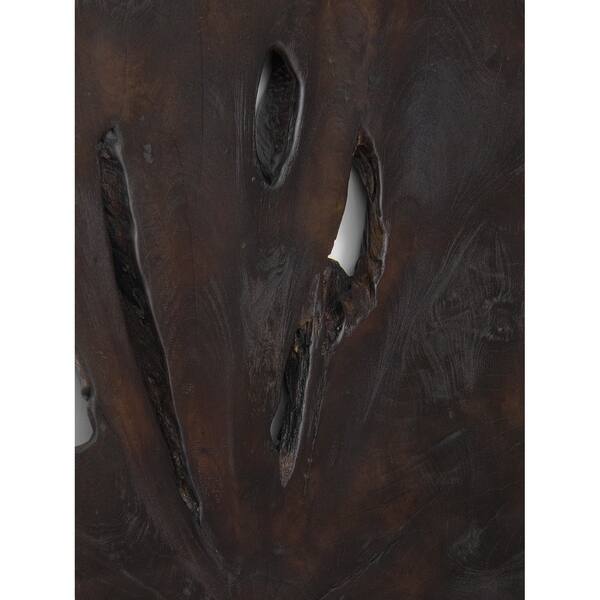 Aurora Home Sliced Teak Root Wall Art Overstock 30074355