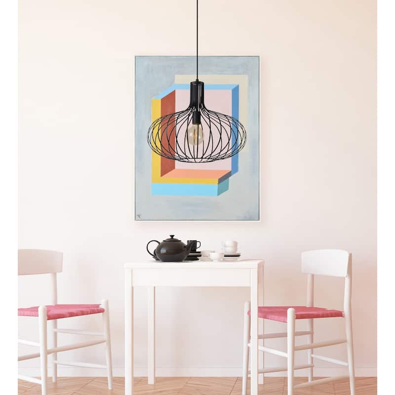Carson Carrington Tafle Black Iron Pendant Light - N/A