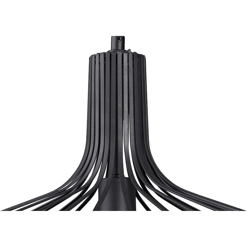 Carson Carrington Tafle Black Iron Pendant Light - N/A