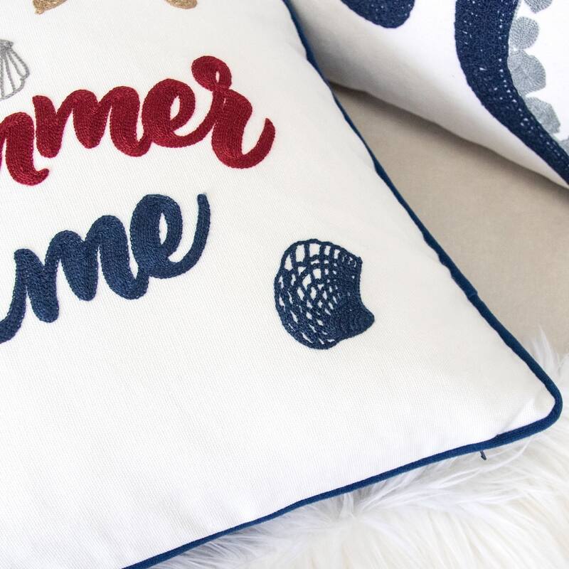 Summer 20" Square Decorative Throw Pillow
