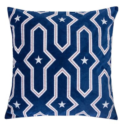 Star Independence Day 20" Square Decorative Throw Pillow