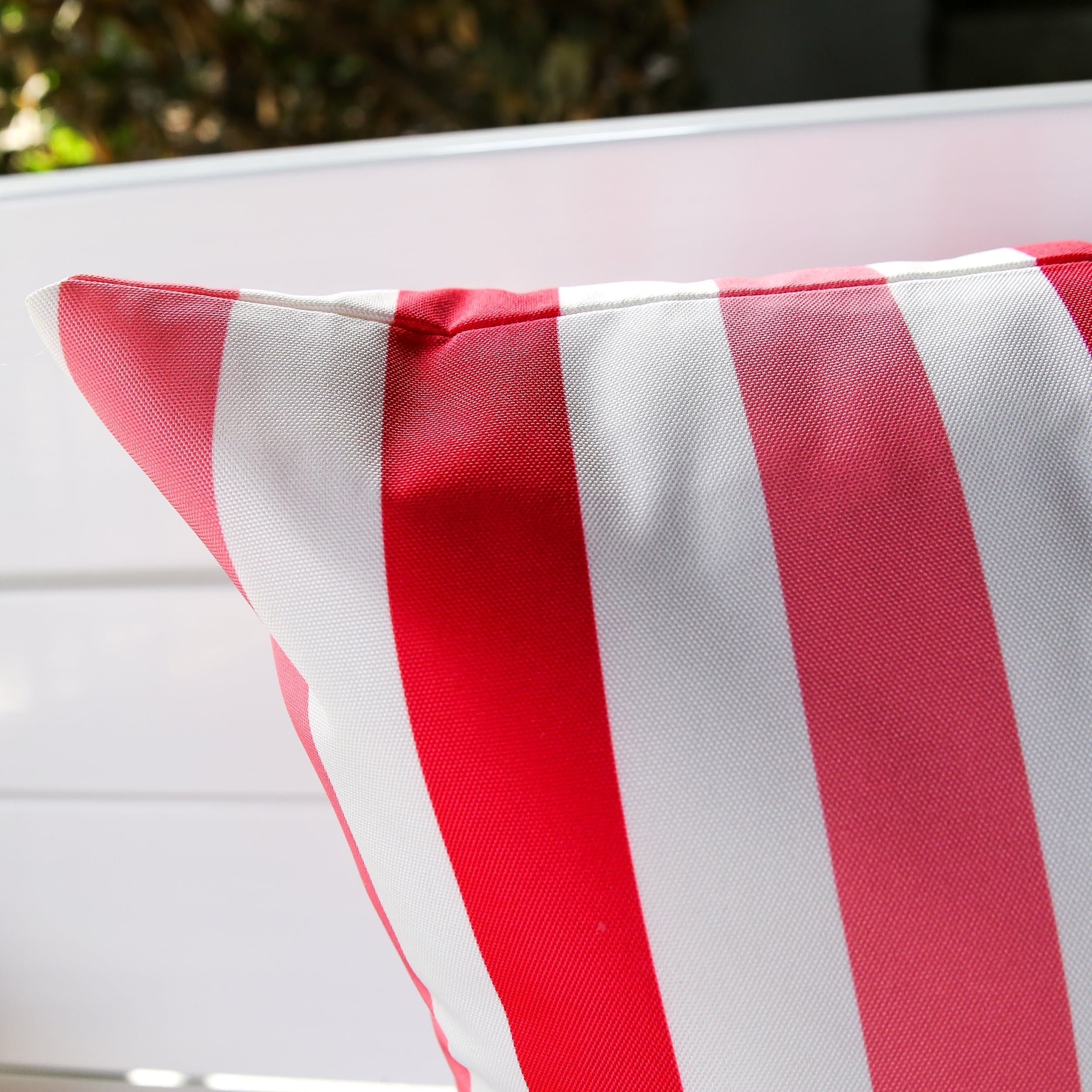 Striped Outdoor Throw Pillow by Havenside Home