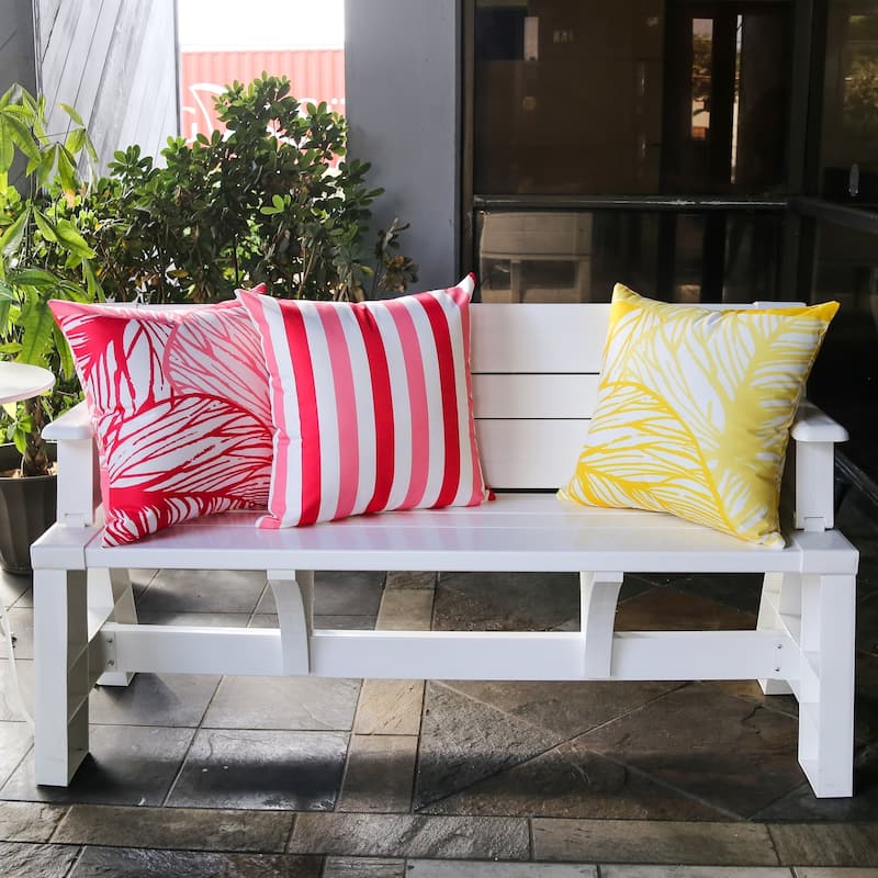 Striped Outdoor Throw Pillow by Havenside Home