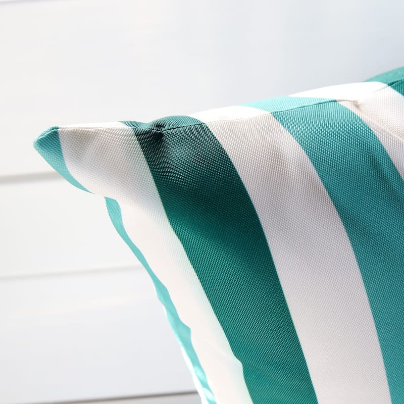 Striped Outdoor Throw Pillow by Havenside Home