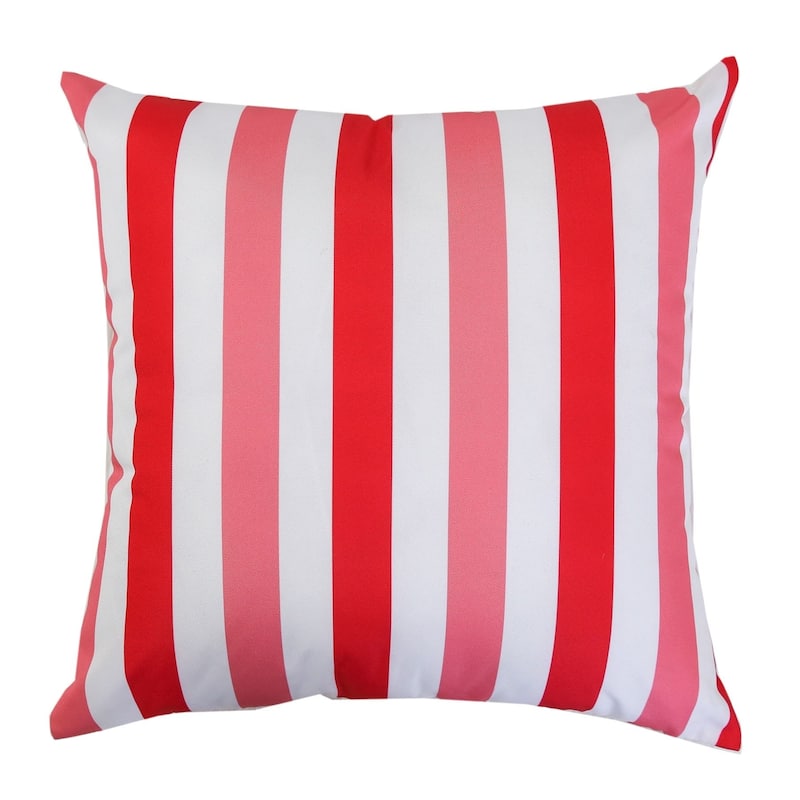 Striped Outdoor Throw Pillow by Havenside Home