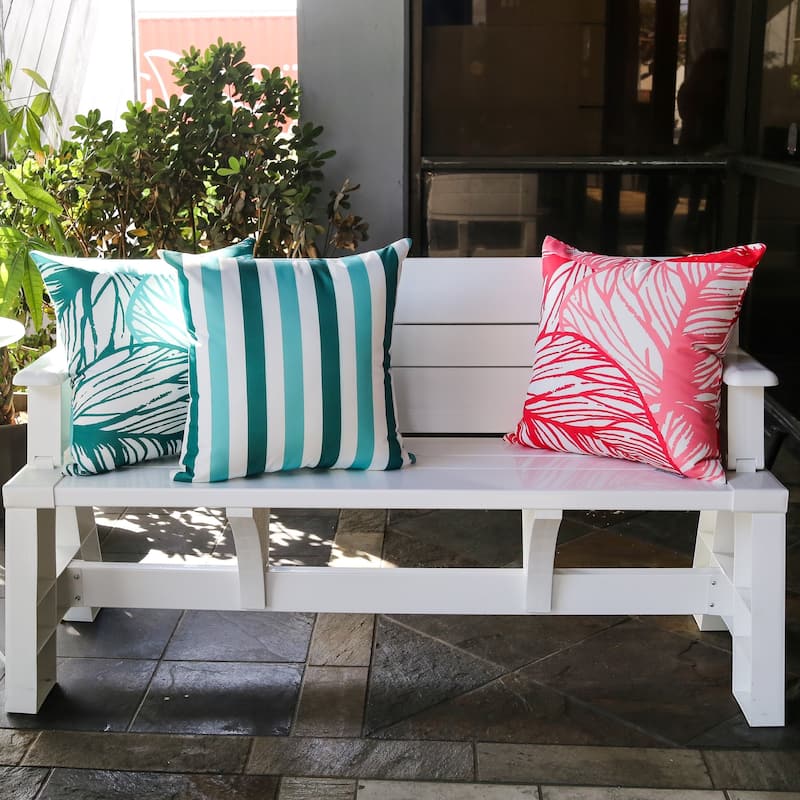 Striped Outdoor Throw Pillow by Havenside Home