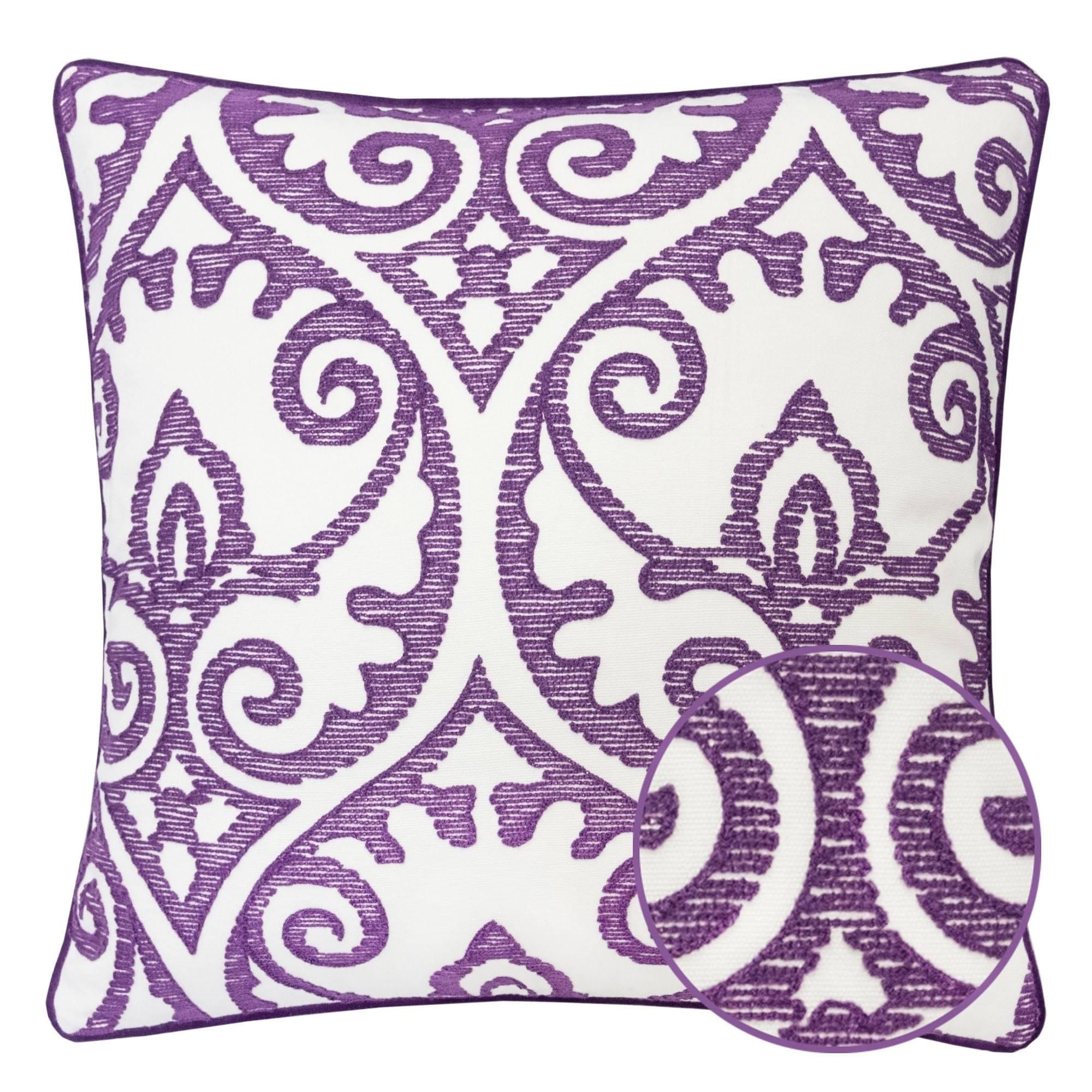 Aria Turquoise 18x18 Throw Pillow