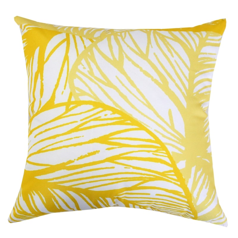 Outdoor Classic Leaves Throw Pillow by Havenside Home