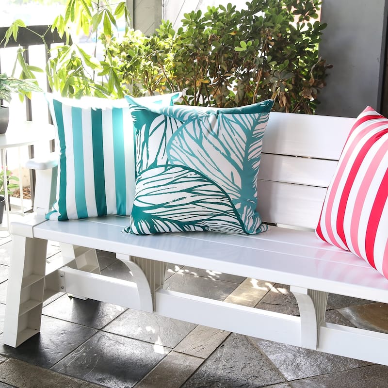 Outdoor Classic Leaves Throw Pillow by Havenside Home