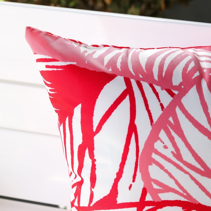 Outdoor Classic Leaves Throw Pillow by Havenside Home