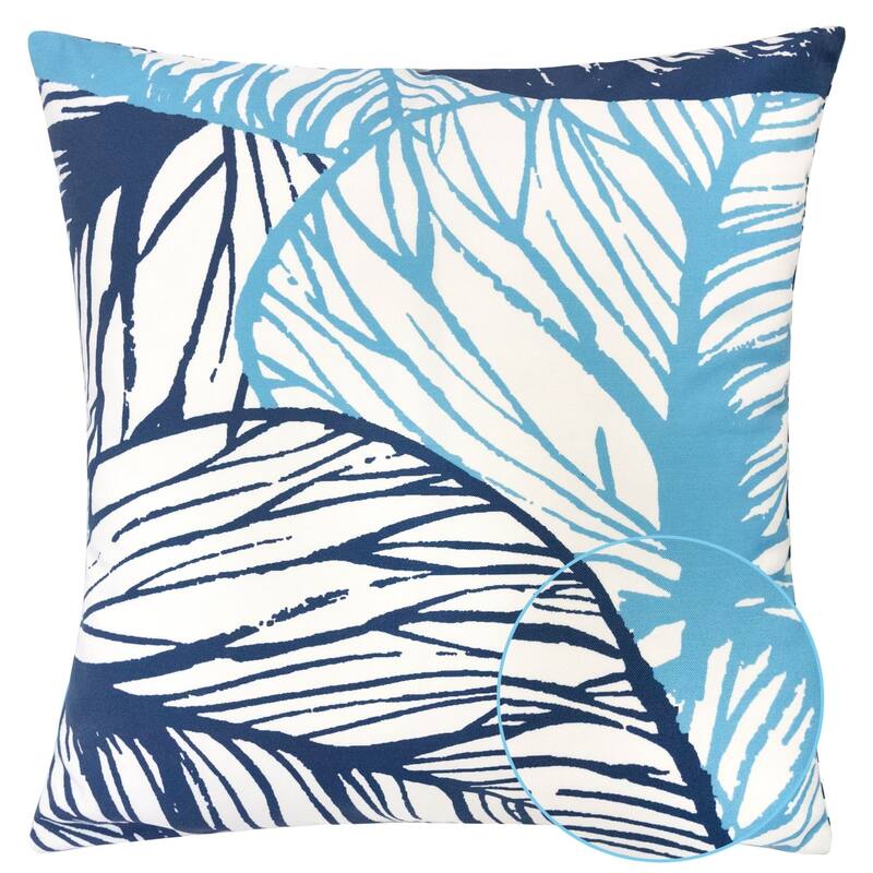 Outdoor Classic Leaves Throw Pillow by Havenside Home