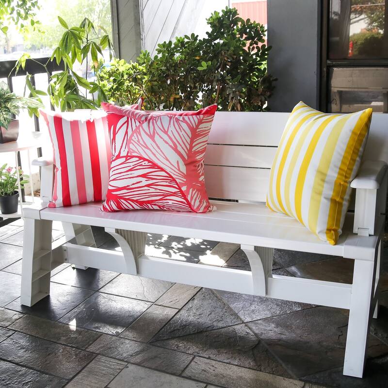 Outdoor Classic Leaves Throw Pillow by Havenside Home