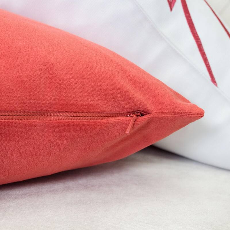 Arianna Embroidery 20" Square Decorative Throw Pillow