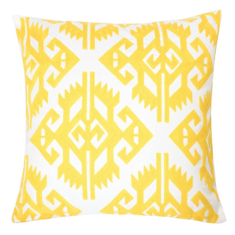 Madelyn Cotton 20" Square Decorative Throw Pillow