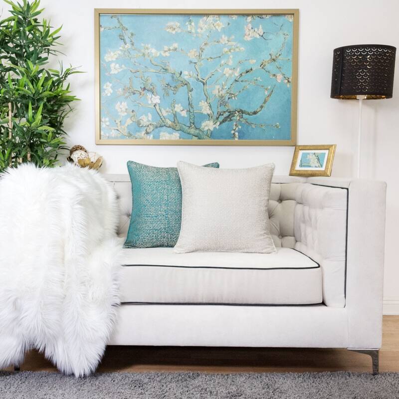 Chloe Jacquard Plaid Throw Pillow