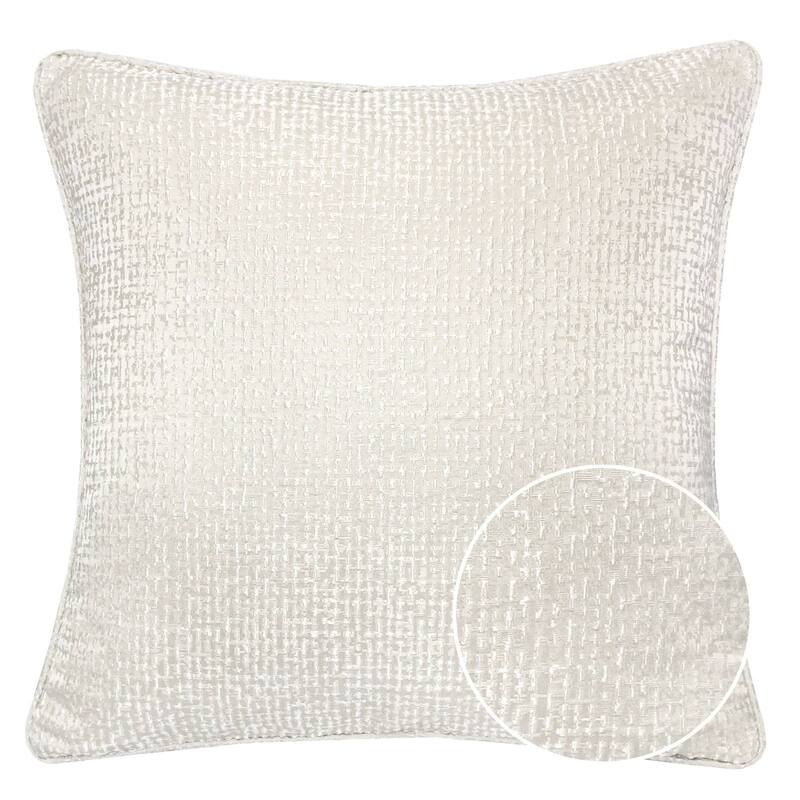 Chloe Jacquard Plaid Throw Pillow