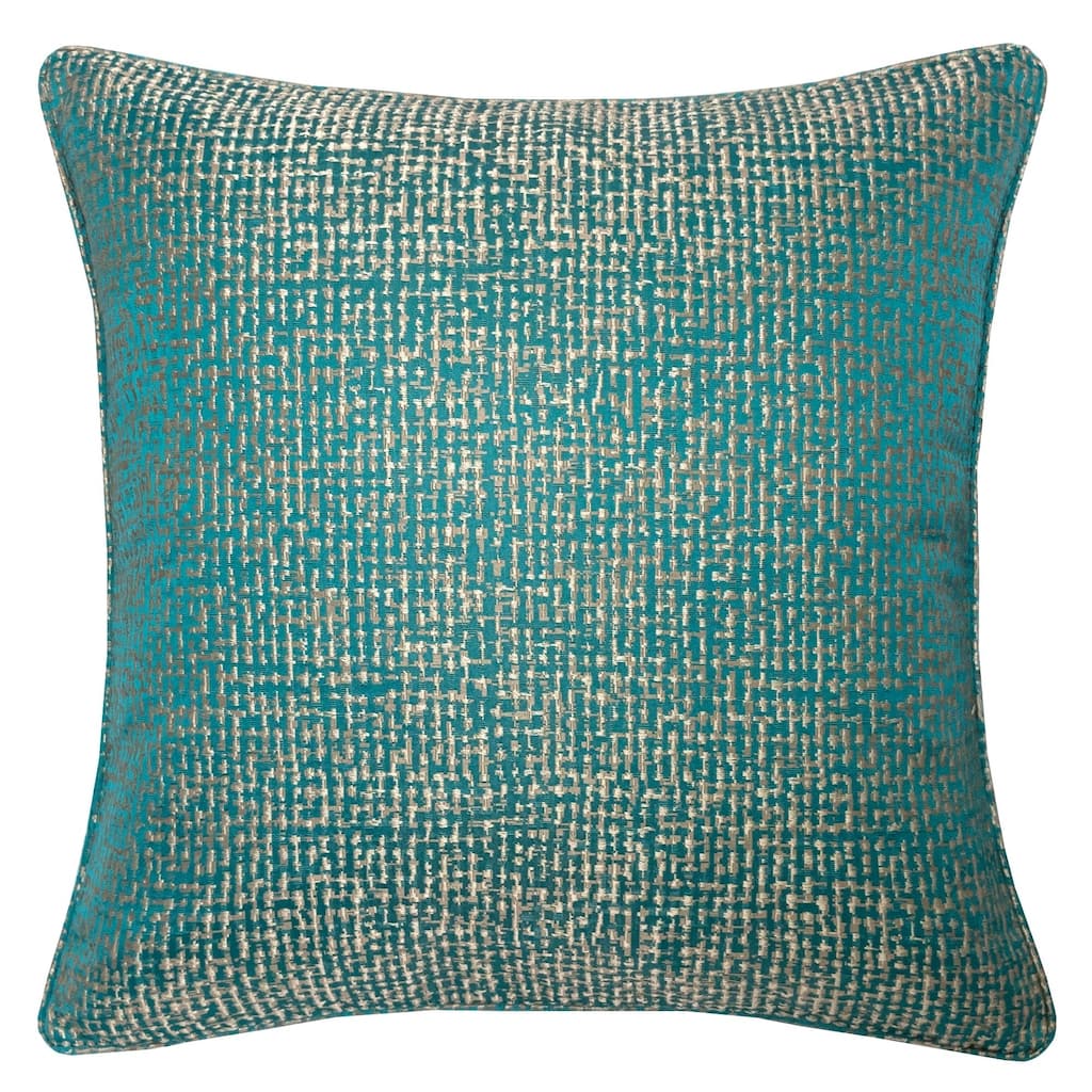 Chloe Jacquard Plaid Throw Pillow