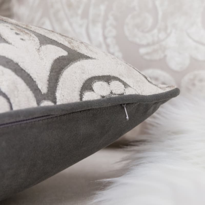 Hailey Modern Velvet 20" Square Decorative Throw Pillow