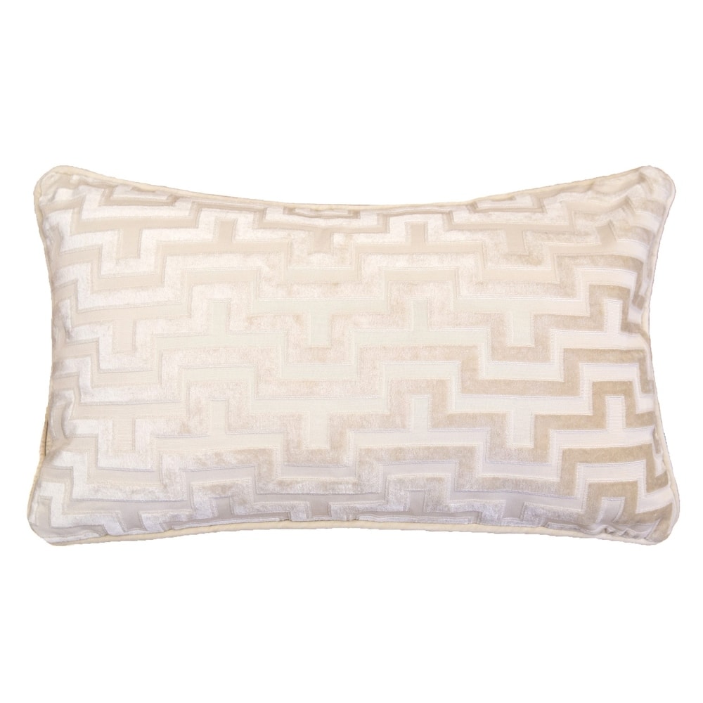 Jasmine Modern Maze 12"x20" Rectangle Decorative Throw Pillow