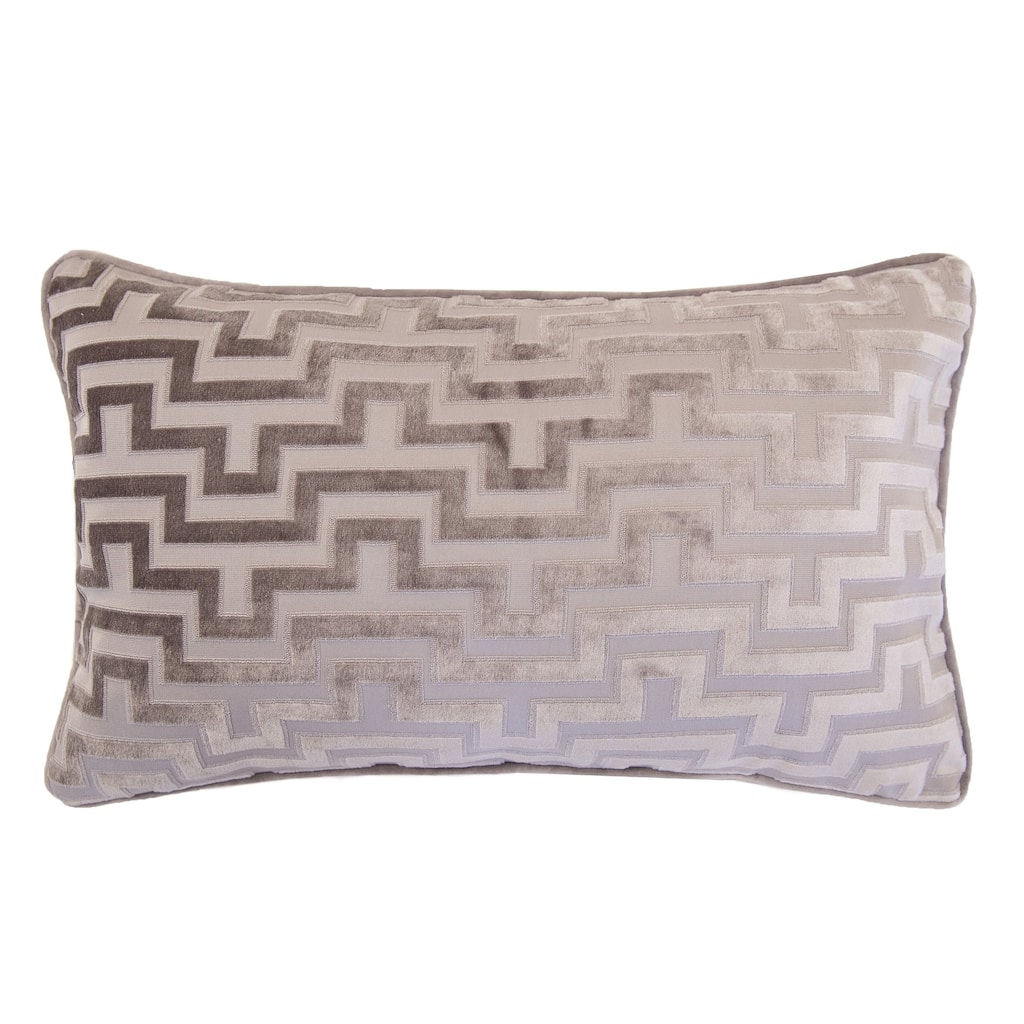 Jasmine Modern Maze 12"x20" Rectangle Decorative Throw Pillow
