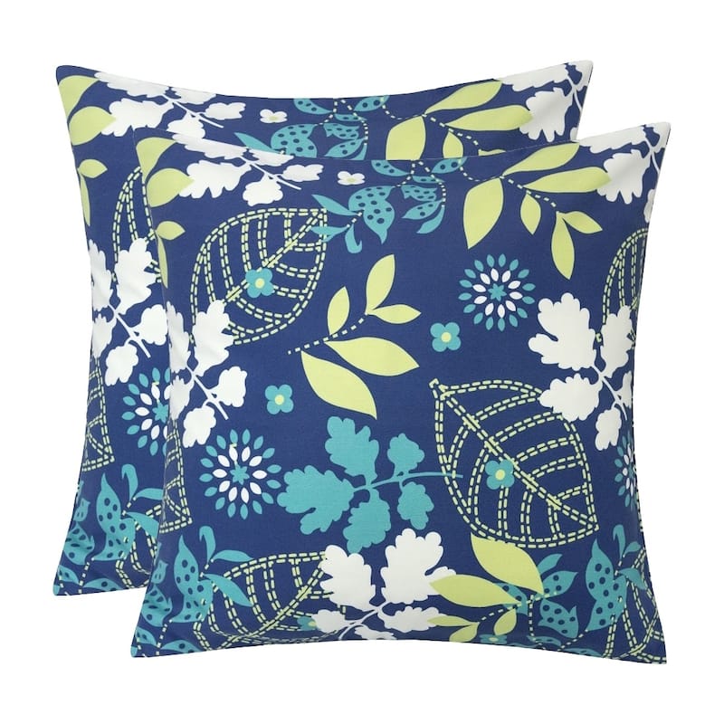 Outdoor Pillow, Tropical Leaf
