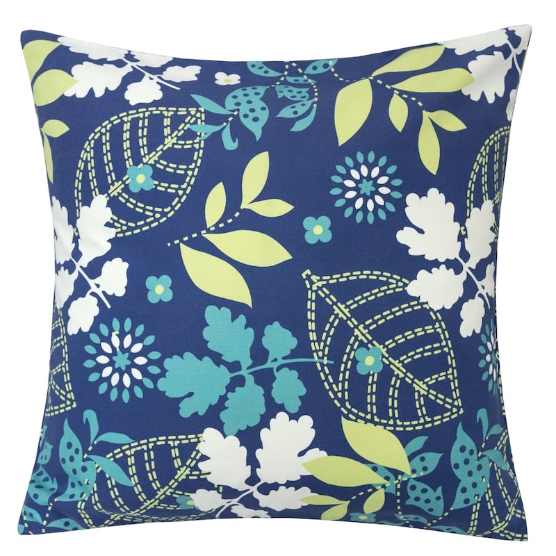 Outdoor Pillow, Tropical Leaf - Single