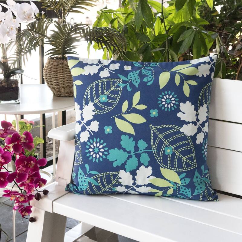Outdoor Pillow, Tropical Leaf