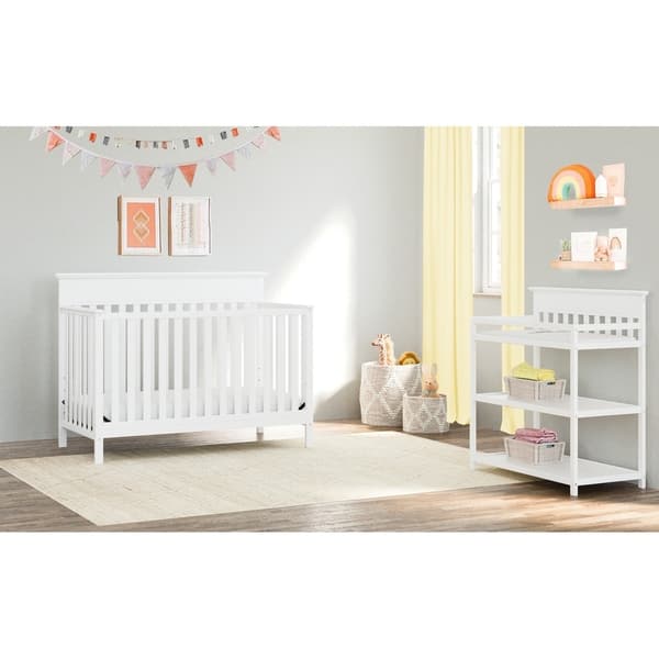 Shop Crib And Change Table Nursery Set In A Box 4 In 1