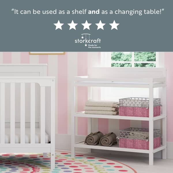 Alpine Changing Table With Water Resistant Change Pad And Alpine Changing Table With Water