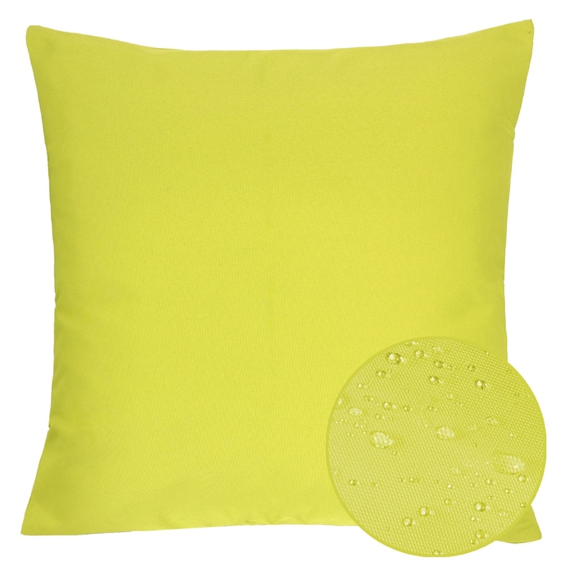 June Classic Solid Outdoor Pillow