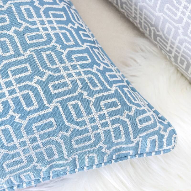 Diana Jacquard 20" Square Decorative Throw Pillow