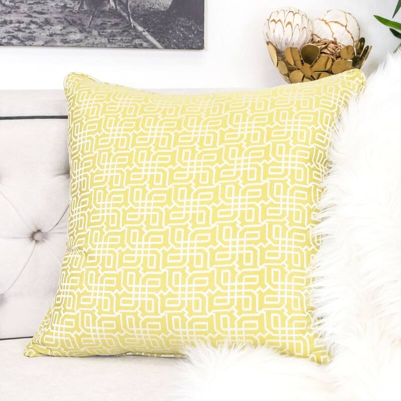 Diana Jacquard 20" Square Decorative Throw Pillow