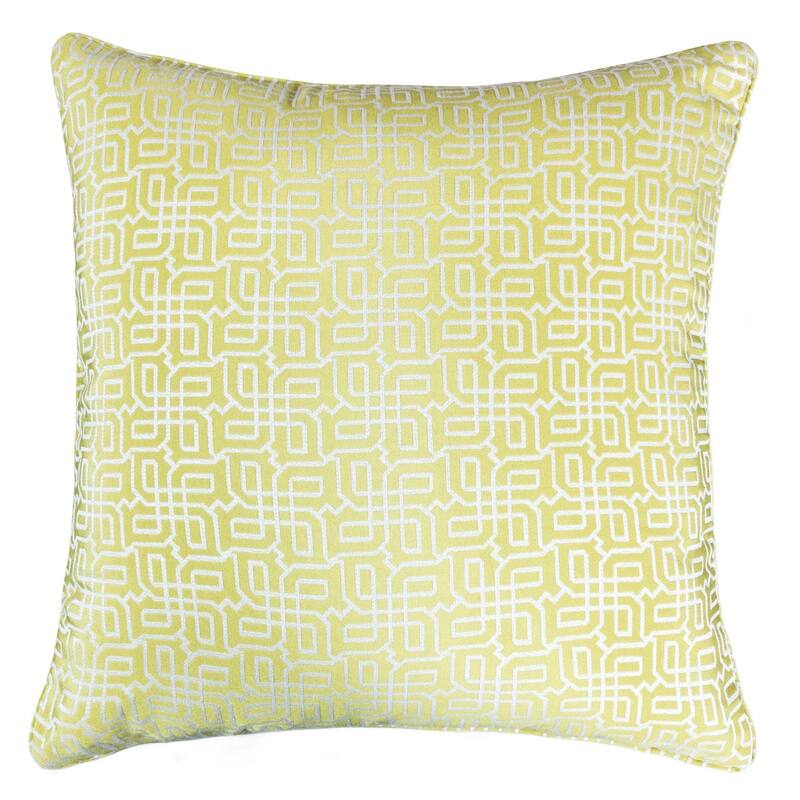 Diana Jacquard 20" Square Decorative Throw Pillow