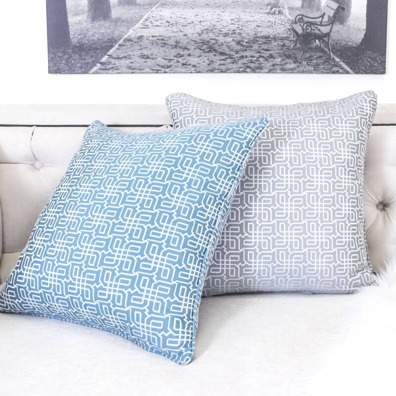 Diana Jacquard 20" Square Decorative Throw Pillow