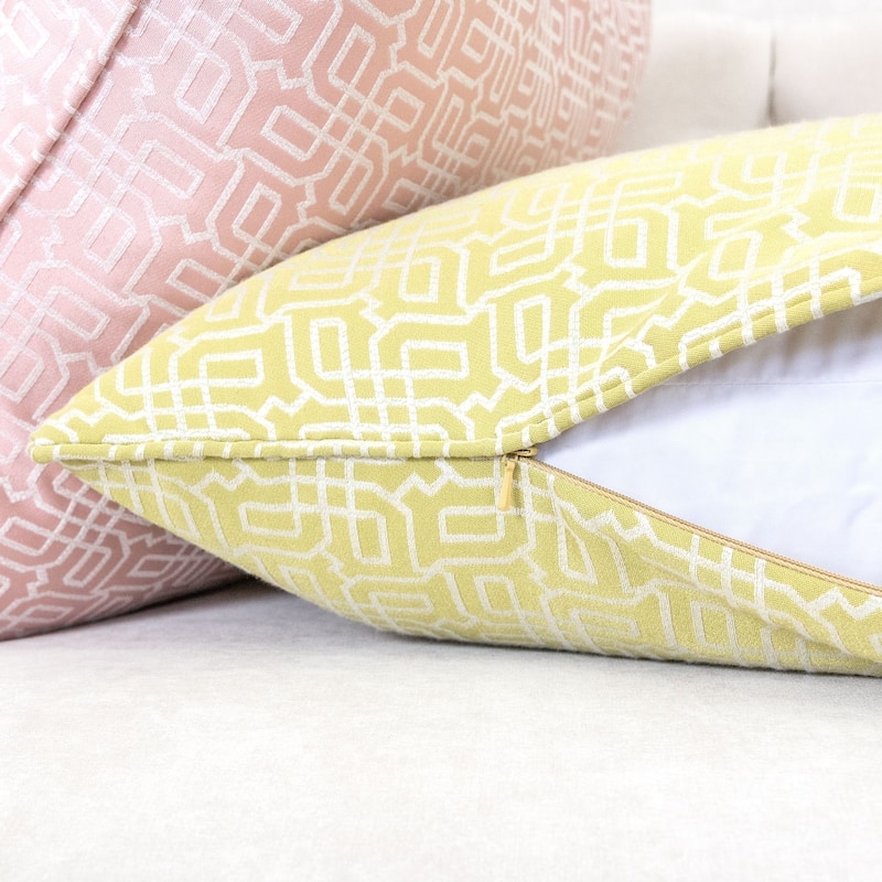 Diana Jacquard 20" Square Decorative Throw Pillow