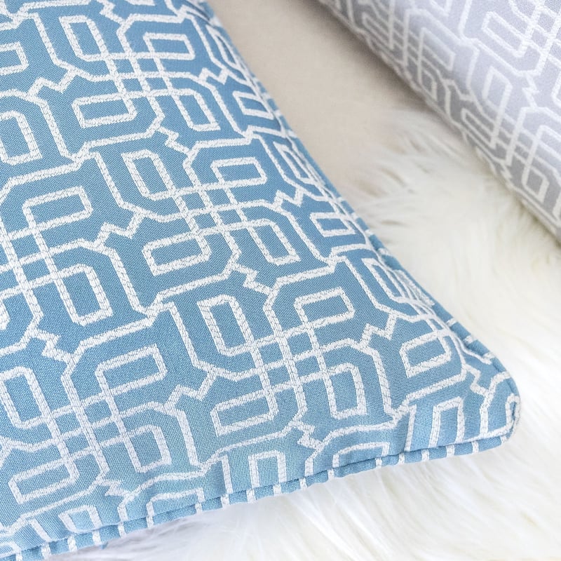 Diana Jacquard 20" Square Decorative Throw Pillow