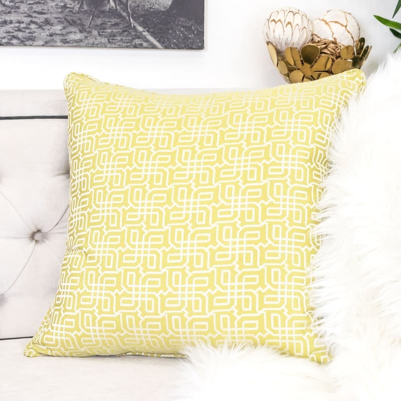 Diana Jacquard 20" Square Decorative Throw Pillow