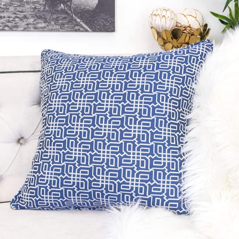 Diana Jacquard 20" Square Decorative Throw Pillow
