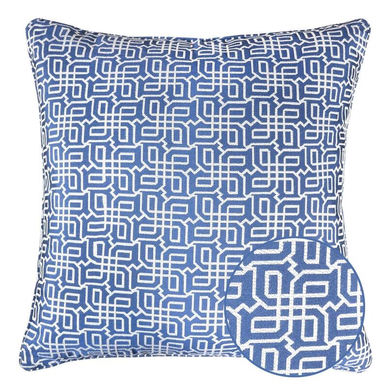 Diana Jacquard 20" Square Decorative Throw Pillow