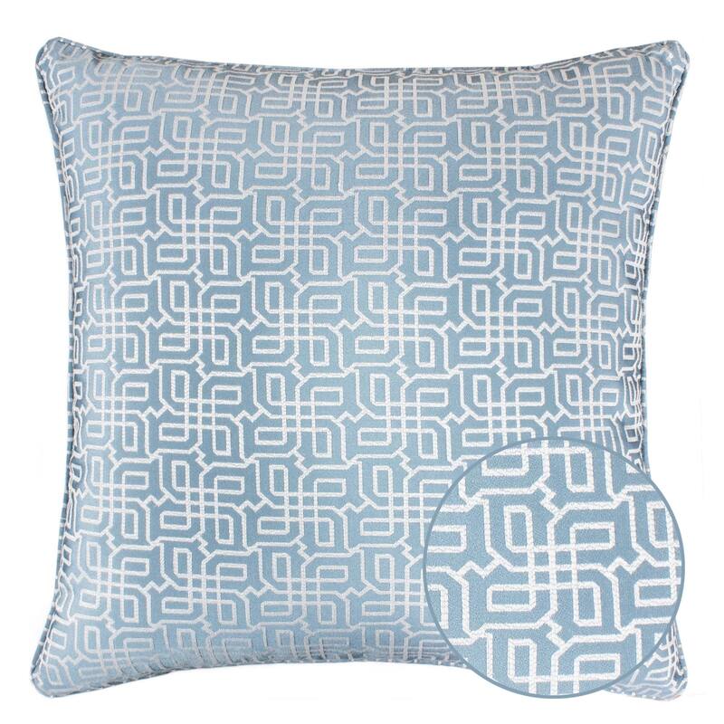Diana Jacquard 20" Square Decorative Throw Pillow