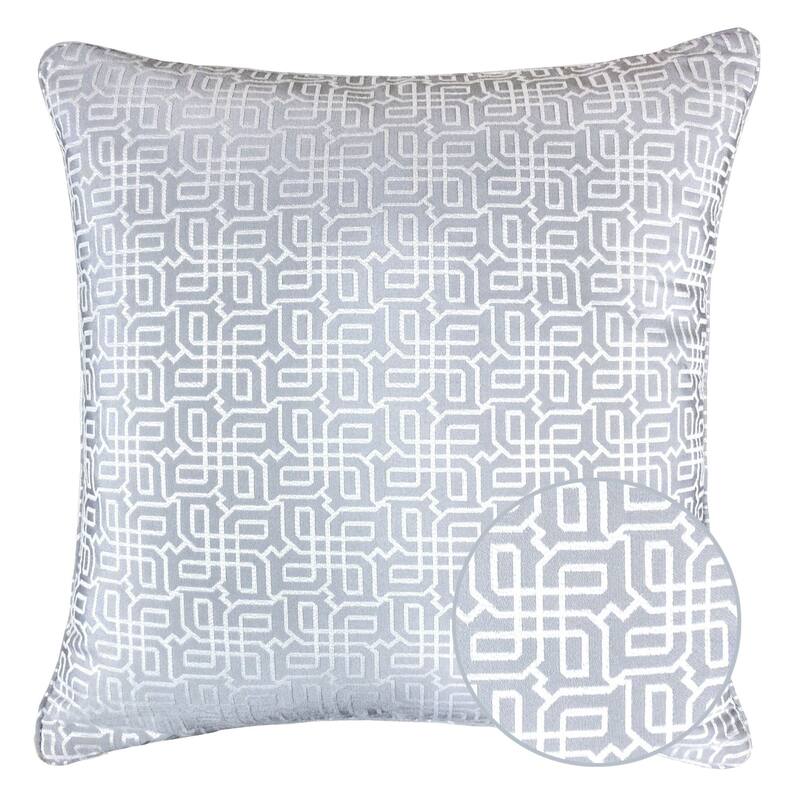Diana Jacquard 20" Square Decorative Throw Pillow