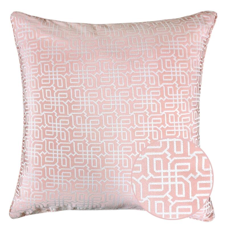 Diana Jacquard 20" Square Decorative Throw Pillow