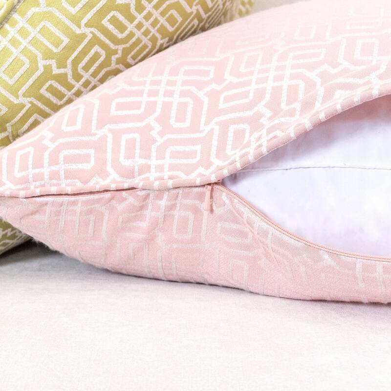 Diana Jacquard 20" Square Decorative Throw Pillow