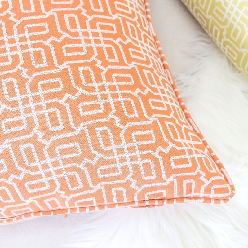 Diana Jacquard 20" Square Decorative Throw Pillow