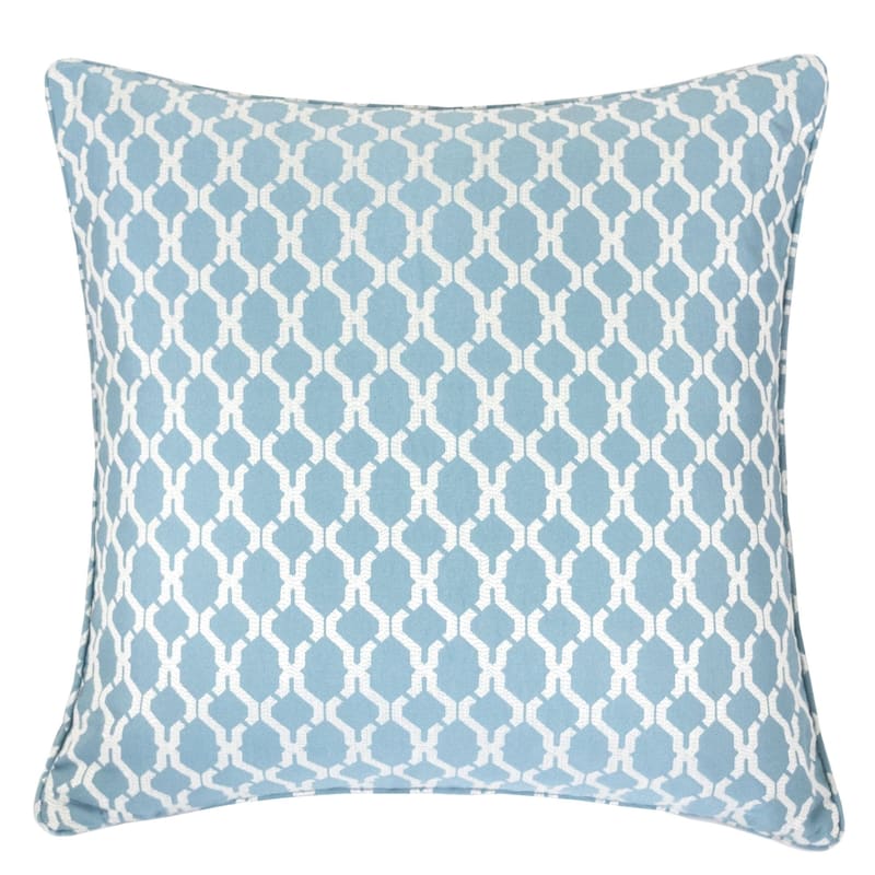 Georgia Jacquard 20" Square Decorative Throw Pillow