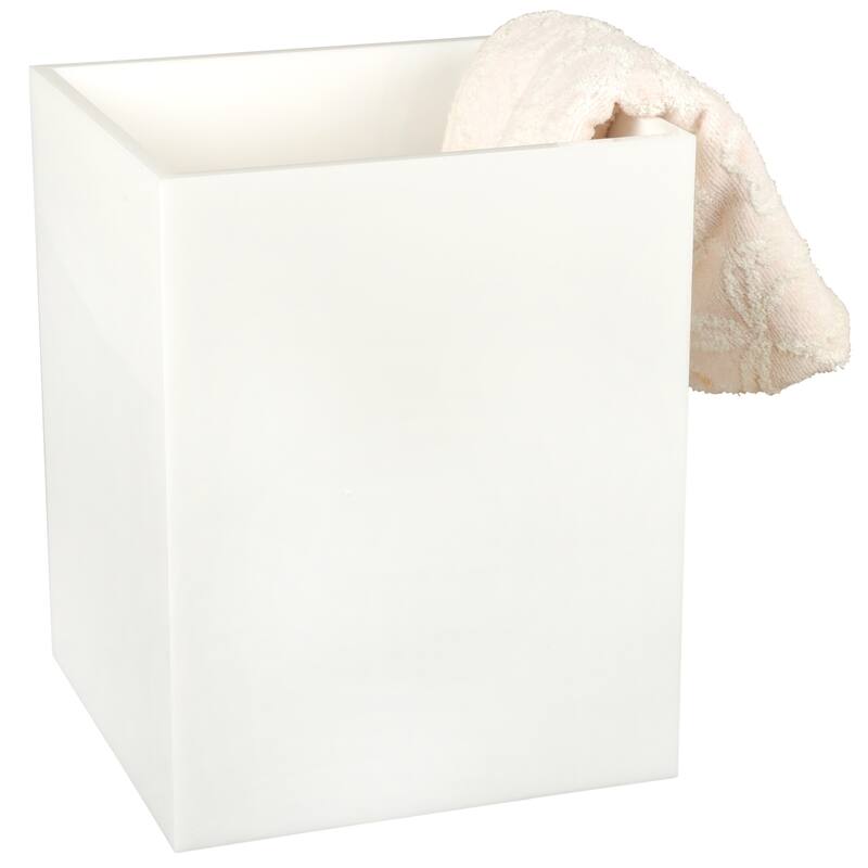 Creative Home Acrylic Waste Basket Trash Bin
