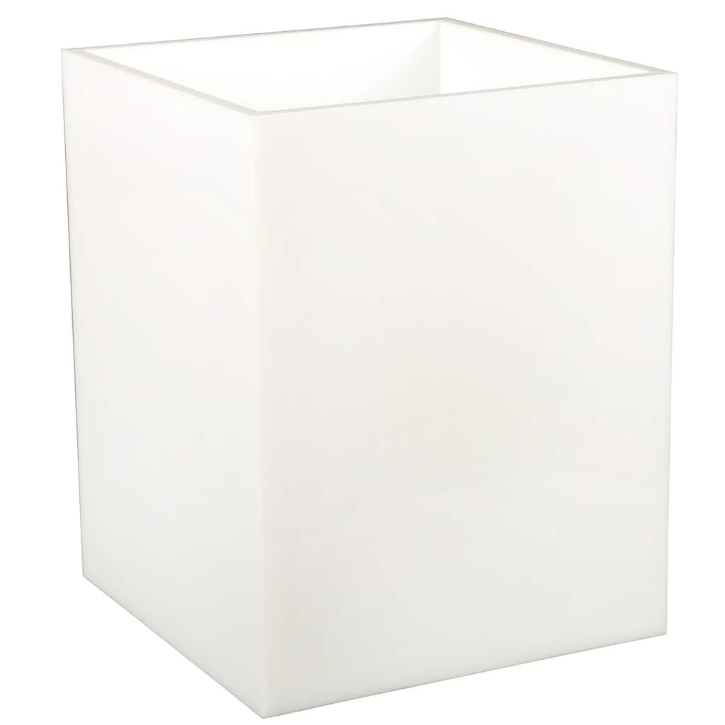 Creative Home Acrylic Waste Basket Trash Bin