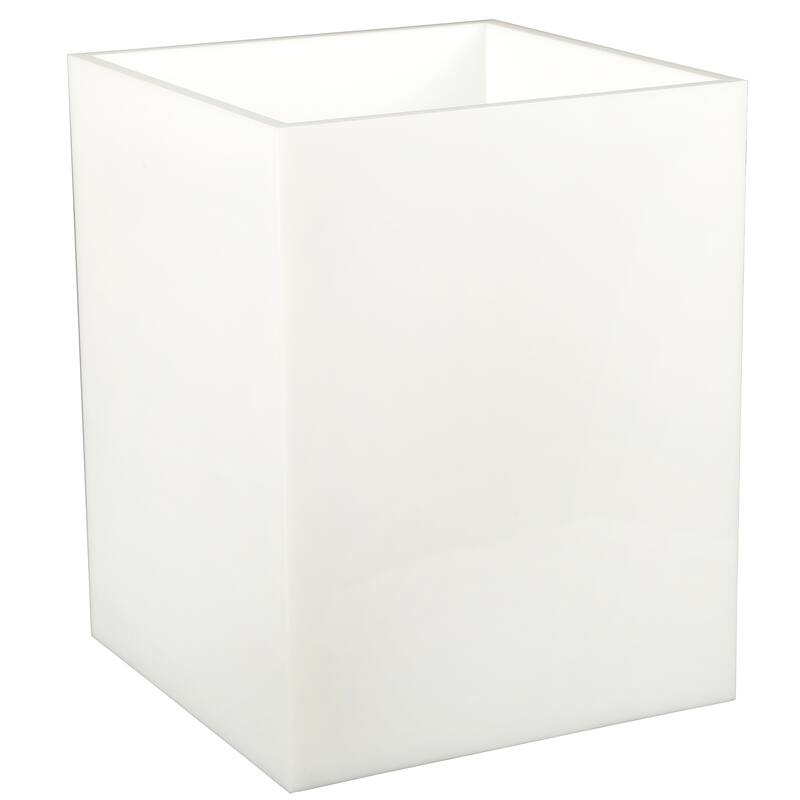 Creative Home Acrylic Waste Basket Trash Bin