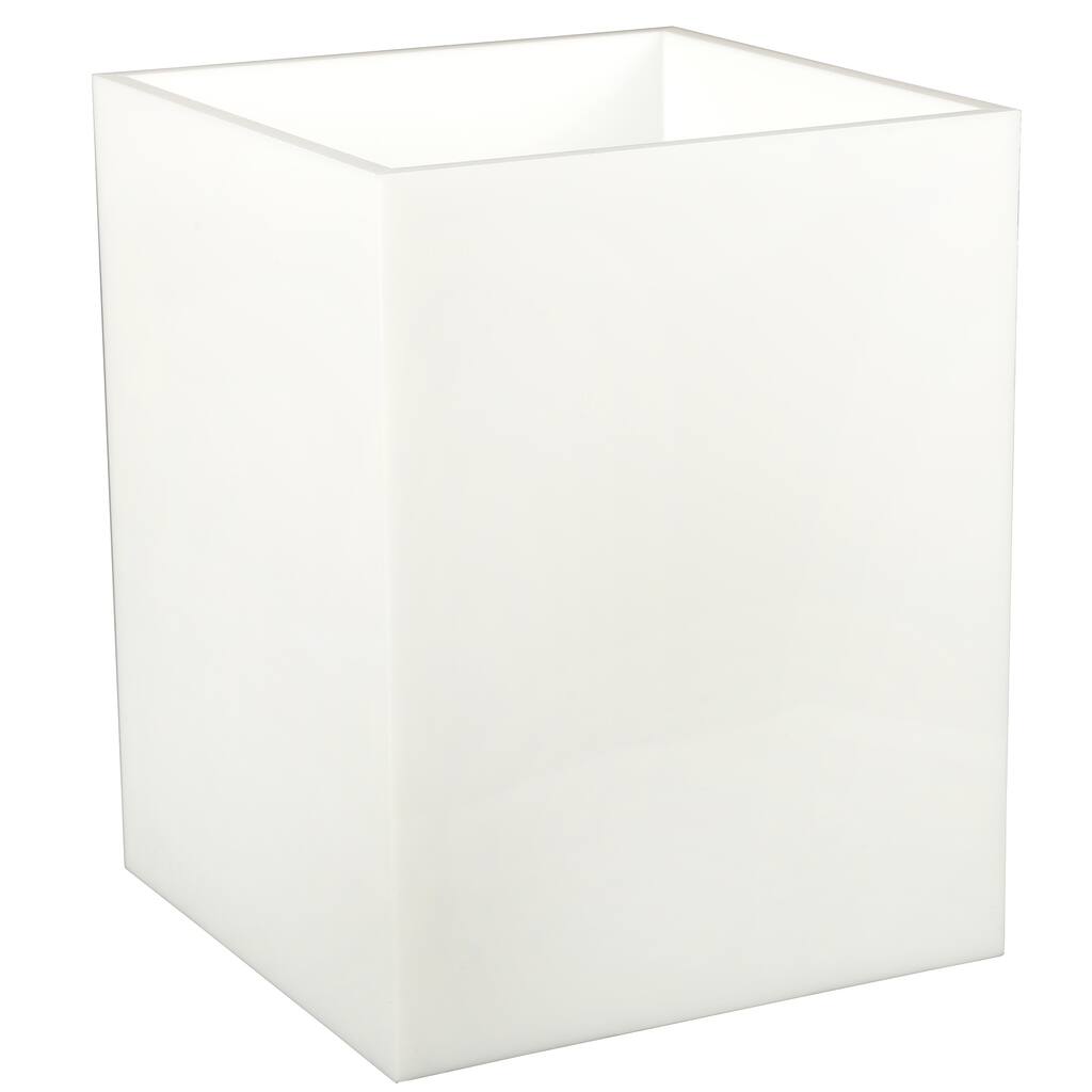 Creative Home Acrylic Waste Basket Trash Bin