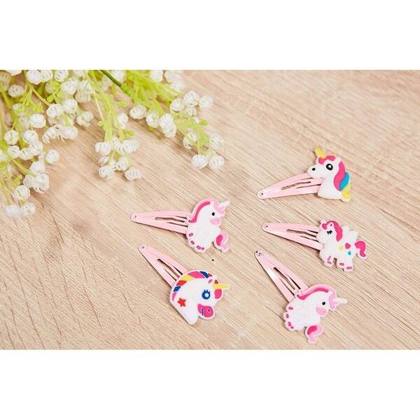 Shop 24 Pack Rainbow Unicorn Hair Clips Anti Slip Hairclips For
